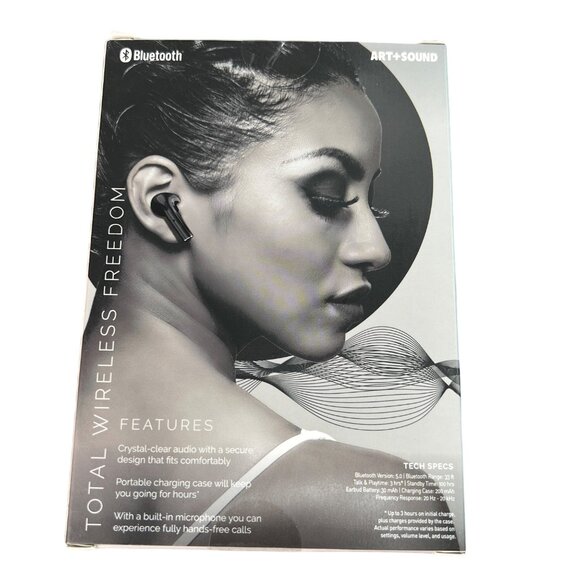 Art+Sound True Wireless Pro Earbuds With Charging Case - Picture 2 of 7